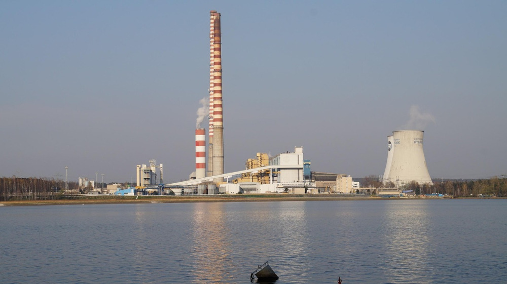 Industrial power plant exterior
